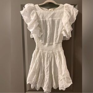 LoveShackFancy White Mini Dress